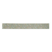 Ruban En Satin Sage Green Fleur sauvage Boho Bloom Garden Boho (Devant)