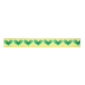 Ruban En Satin Sage Green Heart Thunder_Cove Satin Ribbon (Devant)