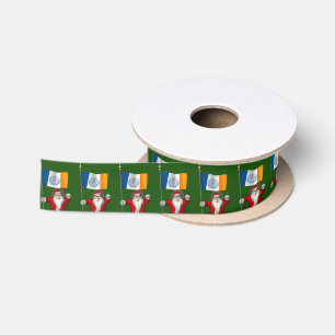 Ruban En Satin Santa Claus Avec L'Ensigne De New York City NY