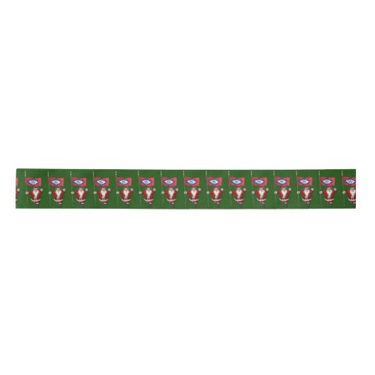 Ruban En Satin Santa Claus With Ensign Of Arkansas (Devant)