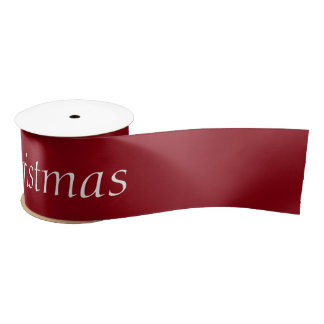 Ruban En Satin Satin 3" de Joyeux Noël ruban pour tout cadeau