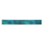 Ruban En Satin Scales Dragon Turquoise et Parties scintillant cha (Devant)