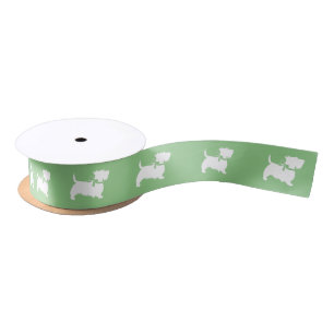 Ruban En Satin Scottish Terrier Scottish Chien Chien Chien Chien