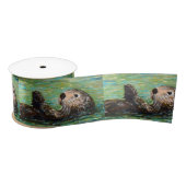 Ruban En Satin Sea Otter Painting (Bobine)