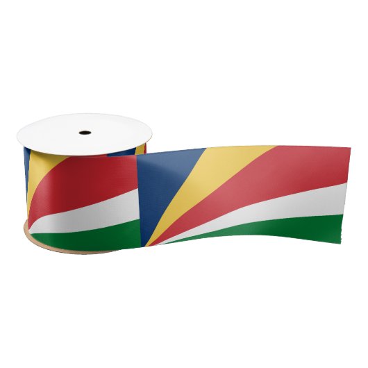 Ruban En Satin Seychelles Flag (Bobine)