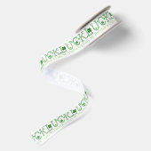 Ruban En Satin Shamrock irlandais (Dos)