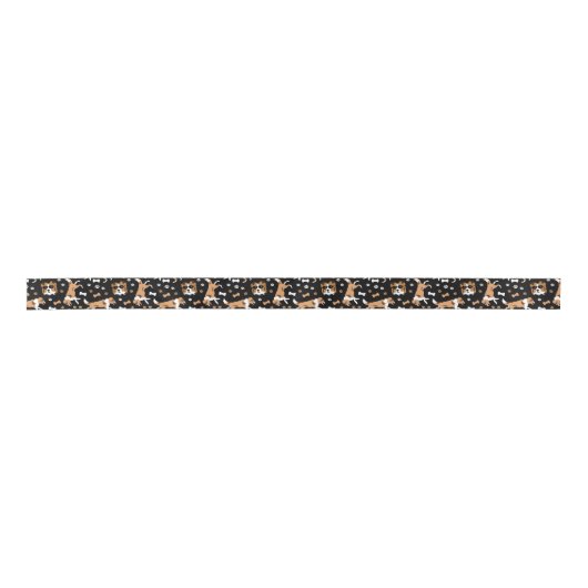 Ruban En Satin Shetland Sheepdog Shelter Satin Ribbon (Devant)