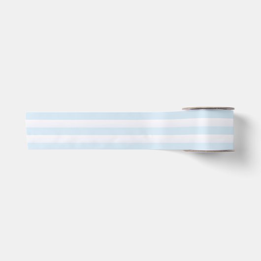 Ruban En Satin Simple Azur French Stripe (Devant)