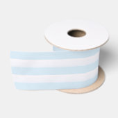Ruban En Satin Simple Azur French Stripe (Bobine)
