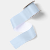 Ruban En Satin Simple bleu clair uni élégant moderne (Dos)