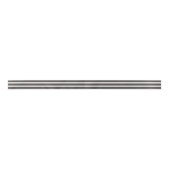 Ruban En Satin Simple Classique Gris & Blanc Rayures 1.5” 2 Yard (Devant)