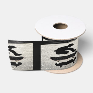 Ruban En Satin skateboard pris en sandwich