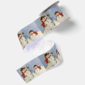 Ruban En Satin Snowman et son (Dos)