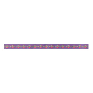 Ruban En Satin Sock Singe Madness pourpre