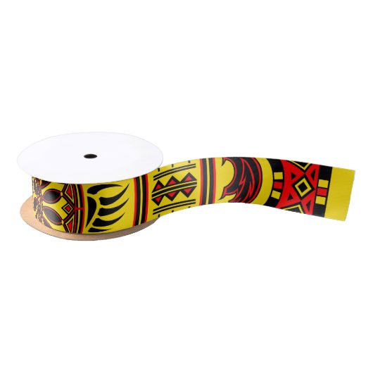 Ruban En Satin Soleil Ours Jaune 2 (Bobine)