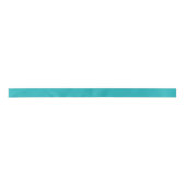 Ruban En Satin Solide bleu océanique turquoise (Devant)