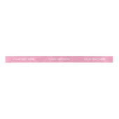 RUBAN EN SATIN SOLIDE RIBBON_247 ROSE CHIC. TEXTE BLANC DE (Devant)