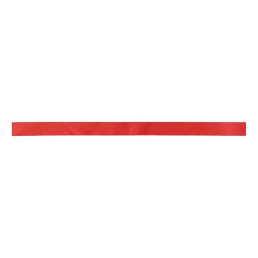 Ruban En Satin Solide Rouge creux 1,5 pouce (Devant)