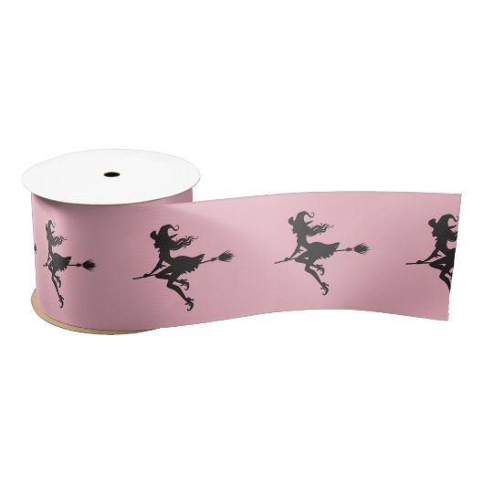 Ruban En Satin Sorcière Broom Halloween Thunder_Cove (Bobine)