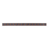 Ruban En Satin Southwestern Symmetrical Tiled Pattern Line Art (Devant)