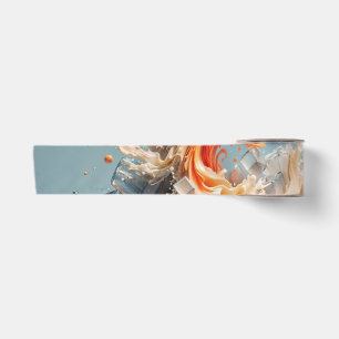 Ruban En Satin Splash tropical