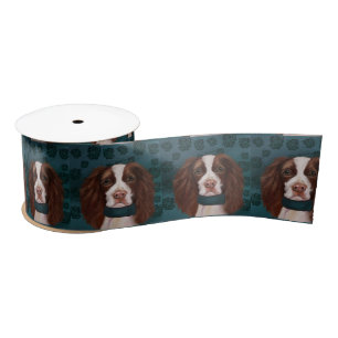 Ruban En Satin Springer Spaniel Anglais      