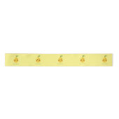 Ruban En Satin Squeeze the Day Punny Lemon Motif (Devant)