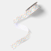 Ruban En Satin Star Confetti (Rétro) (Dos)