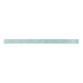 Ruban En Satin Starbursts Turquoise Rétro Ribbon Satin (Devant)