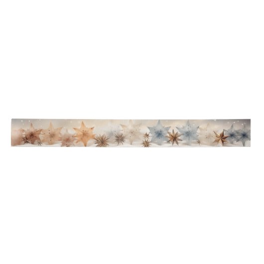 Ruban En Satin Starry Snowflake (Devant)