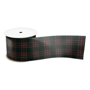 Ruban En Satin Stewart Black Original Tartan écossais