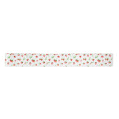 Ruban En Satin Strawberries and Daisies Pattern (Devant)