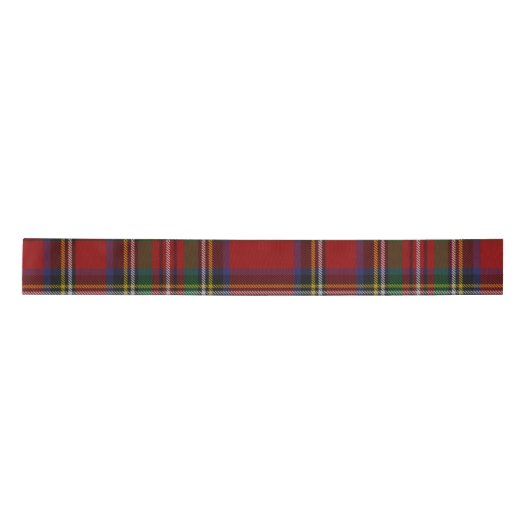 Ruban En Satin Stuart Plaid Tartan Christmas (Devant)
