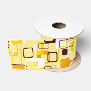 Ruban En Satin Style abstrait jaune et noir moderne