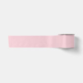 Ruban En Satin Sucette Pastèque Rose Uni (Devant)