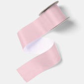 Ruban En Satin Sucette Pastèque Rose Uni (Dos)