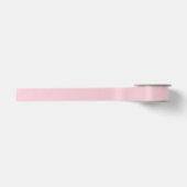 Ruban En Satin Sucette Pastèque Rose Uni (Devant)