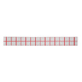 Ruban En Satin Sudoku Puzzle Design Satin Ribbon (Devant)