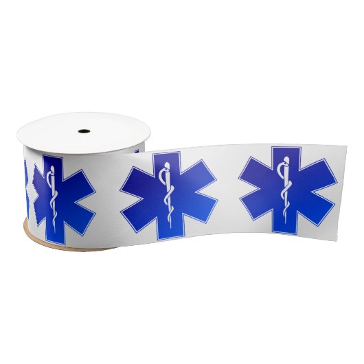Ruban En Satin Symbole de Medical EMS (Bobine)