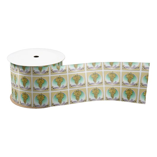 Ruban En Satin Symbole sommelier (Bobine)