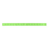 Ruban En Satin Symboles dollar sur le vert (Devant)