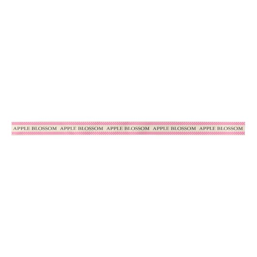 Ruban En Satin Tamper-Proof Honey Jar aux pommes en fleurs (Devant)