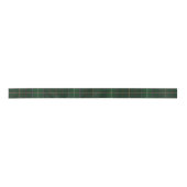 Ruban En Satin Tartan vert rustique classique (Devant)