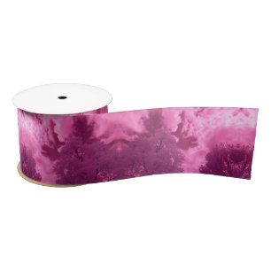 Ruban En Satin Teintes Roseâtres Nuage Infrarouge