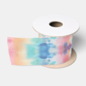 Ruban En Satin Teinture Tie-Dye (Bobine)