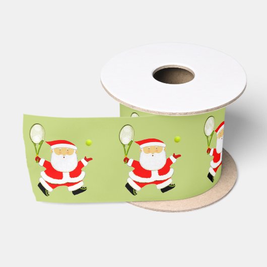 Ruban En Satin Tennis Noël (Bobine)