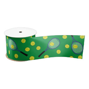 Ruban En Satin Tennis Sports Anniversaire
