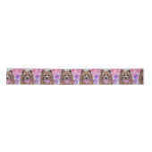 RUBAN EN SATIN TERRIER AUSTRALIEN (Devant)