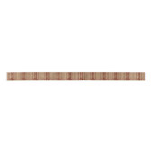 Ruban En Satin Texture ethnique Brown (Devant)