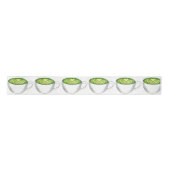 Ruban En Satin Thé japonais Matcha Green Latte Teacup Foin (Devant)